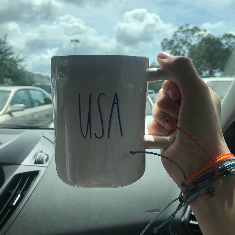 NWT Rae Dunn USA Mug July 4th HTF